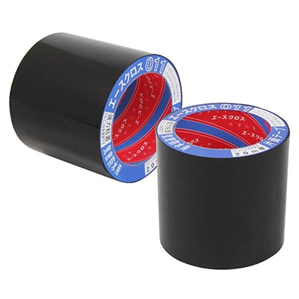 光洋化学 エースクロス ０１１ 黒 100mmx20M, 黒, 幅100mm&times;20m