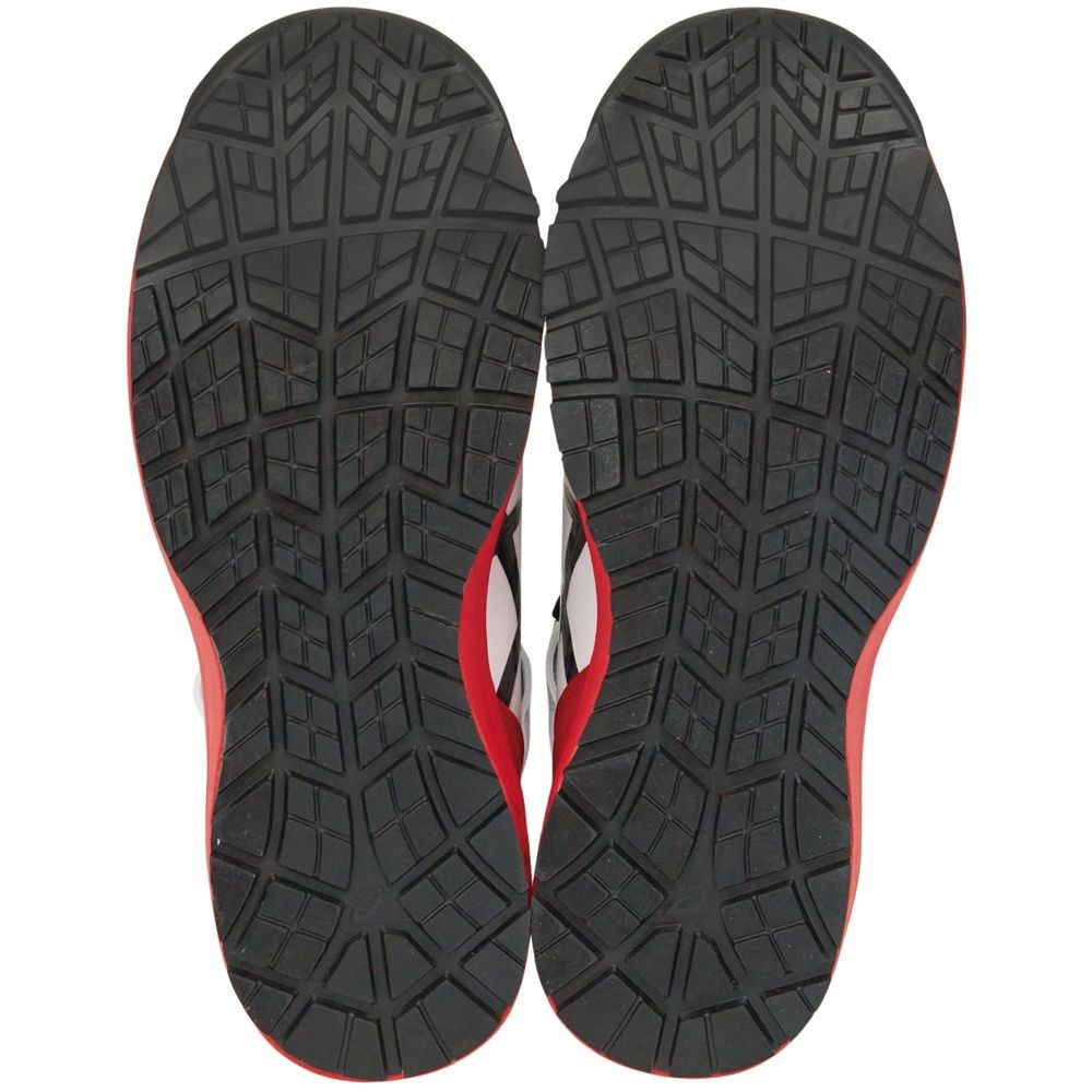 アシックス（ASICS） ウィンジョブ CP304 BOA ホワイト×ブラック, ホワイト×ブラック, 25.5cm