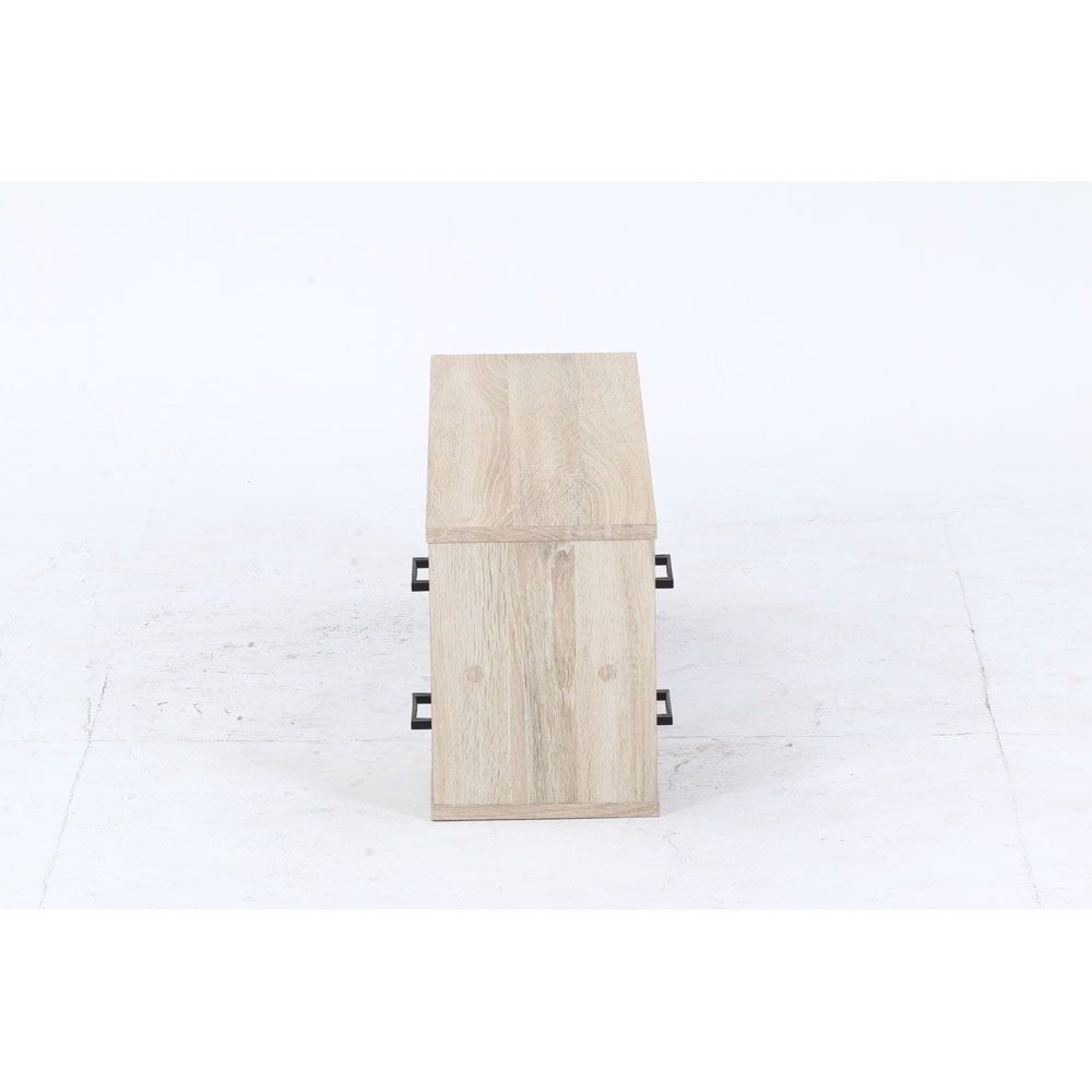 不二貿易 カウンター上収納ラック　８０幅　オーク【メーカー直送・代引不可】, オーク, 幅800mm&times;奥行260mm&times;高さ290mm