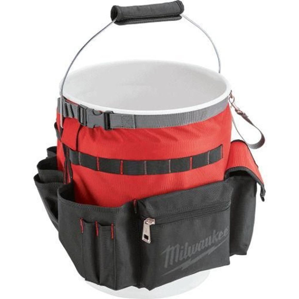 Milwaukee ミルウォーキー バケツ用収納バッグ 48-22-8175, レッド＋ブラック, 48-22-8175