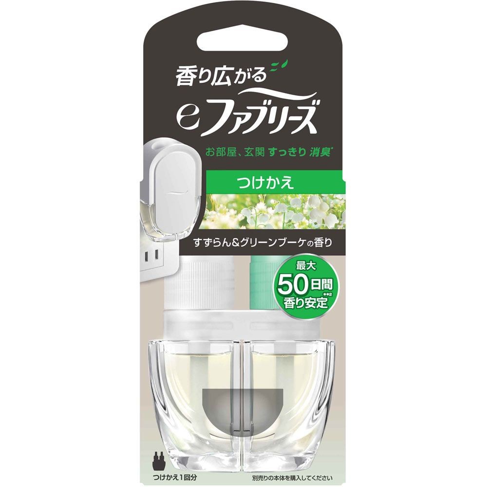 ｅファブリーズ　すずらん＆グリーンブーケの香り　詰替, すずらん＆グリーンブーケ, 詰替