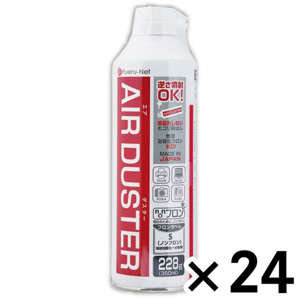 エアダスター350ｍｌ　FNC‐JB01S ×24個セット, FNC‐JB01S, 350ml ×24個セット