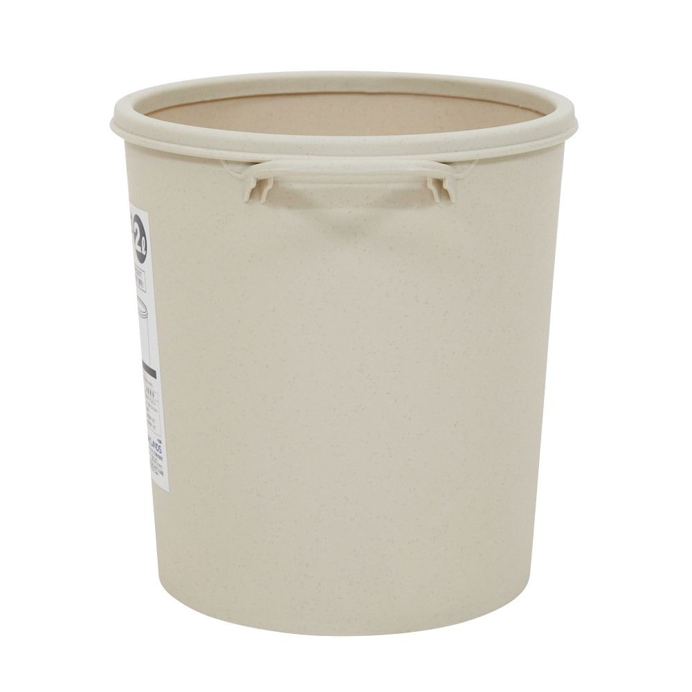 ゴミ袋止め付くず入れ, ホワイト（2.0L）, 2.0L