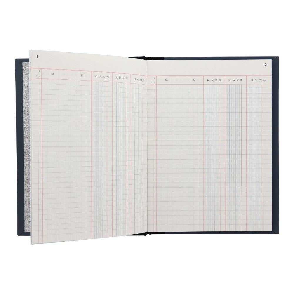 コクヨ　帳簿金銭出納帳　科目なしB5　チｰ101, 3色刷, B5