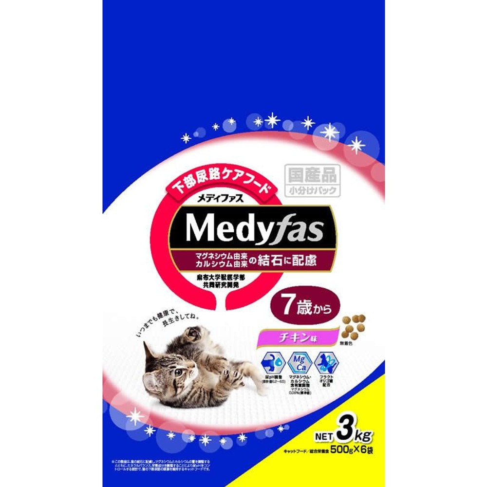 ペットライン　メディファス７歳からチキン味３ｋｇ, -, 3.0kg