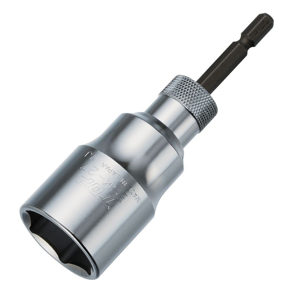 トップ工業（TOP） 電動ドリル用　強替軸ソケット　六角　２７ｍｍ ESK-27TS, 電動ドリル用, 27mm