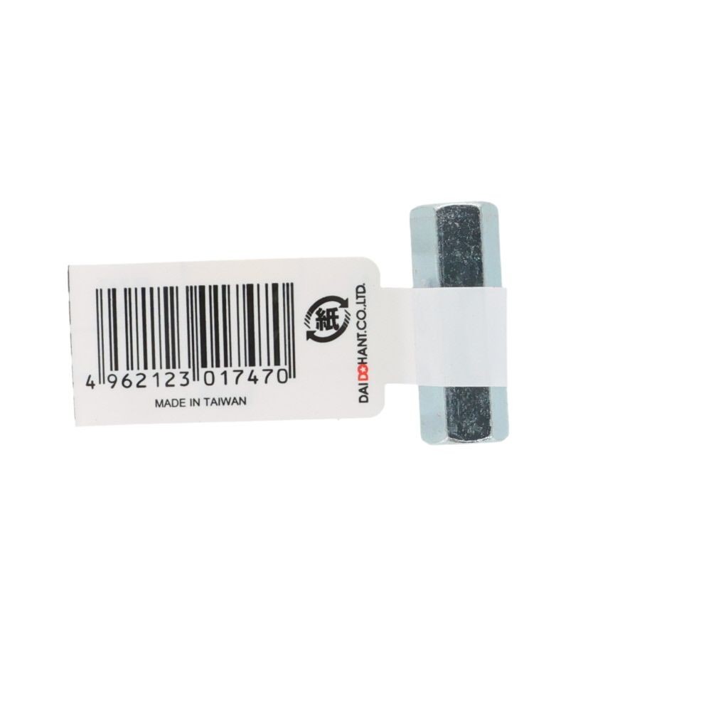 ＤＡＩＤＯＨＡＮＴ　ユニクロ　長ナット　６&times;３０, シルバー, 1本入り