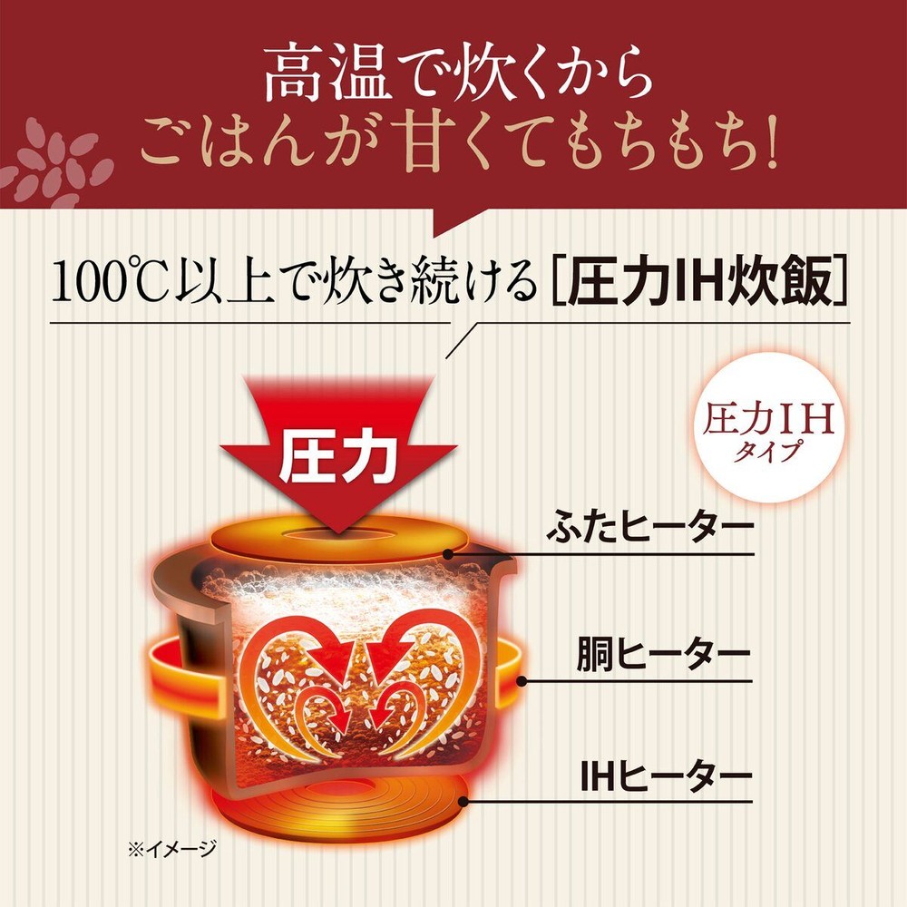 象印 圧力IH炊飯ジャー 極め炊き 5.5合 NW-YR10-BZ, スレートブラック, 5.5合炊き