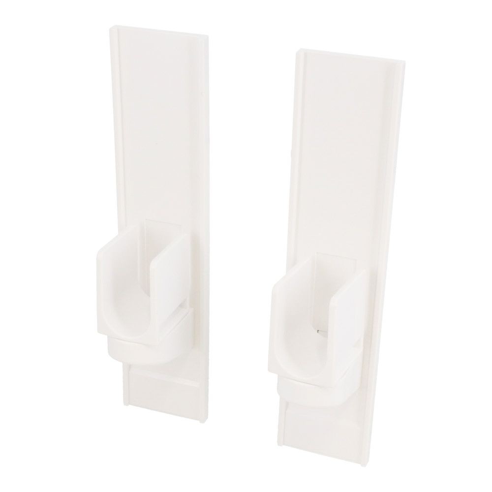 磁着ＳＱＬＮ　浴室壁用竿受け　２個組, ホワイト, 6kg