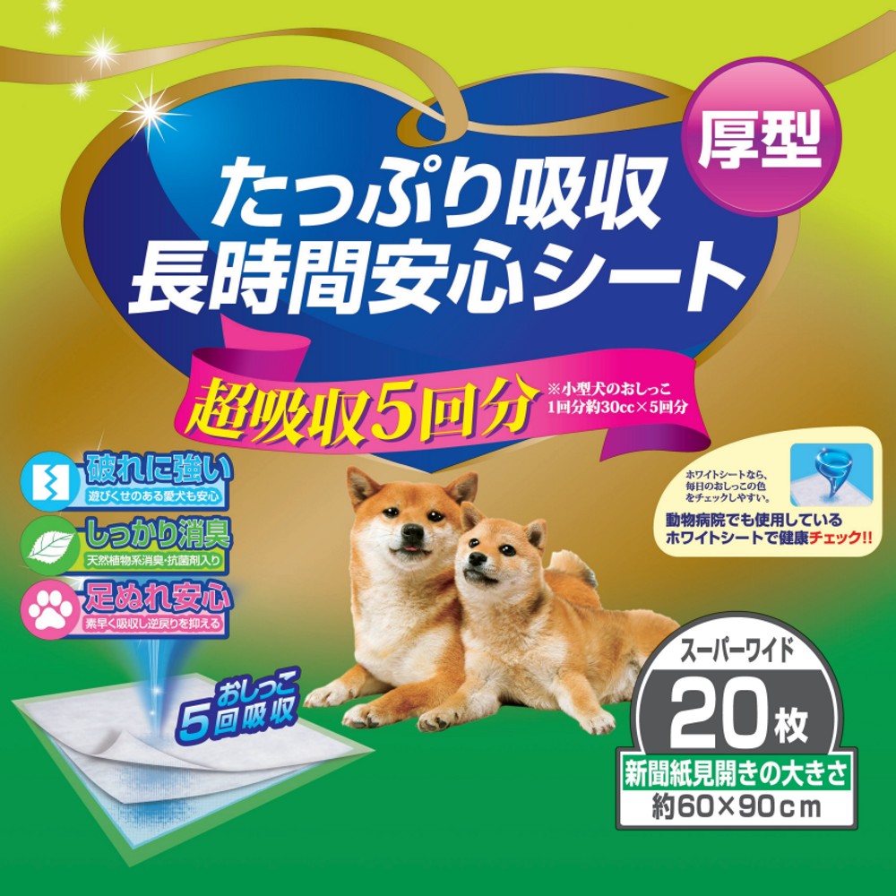 たっぷり吸収長時間安心シート, R, レギュラー