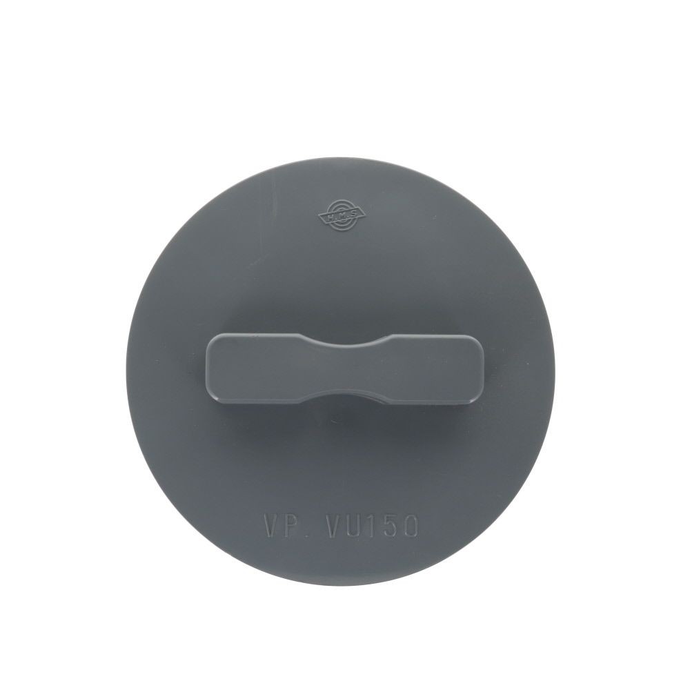 DV継手　掃除口　150, グレー, 150mm