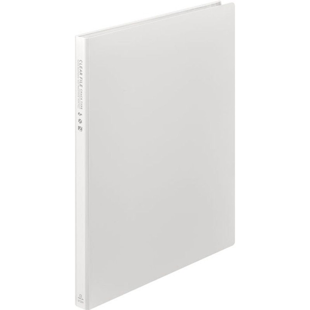 キングジム　クリアーファイル　チャック　8732Ｈ, 白, A4 6ポケット