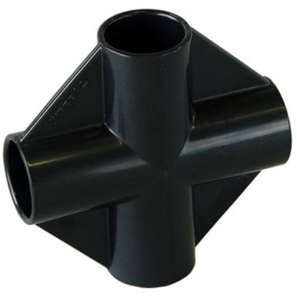 YAZAKI 矢崎化工 イレクタープラスチックジョイント J-6A S 枠・パイプのつなぎ用　Φ28用, アイボリー, J-6A S（4方向（枠のつなぎ用））