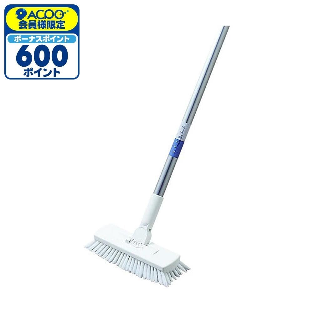 テラモト EFフラットブラシ 20cm CL-745-020-0, ホワイト, 幅200mm&times;全長1324mm