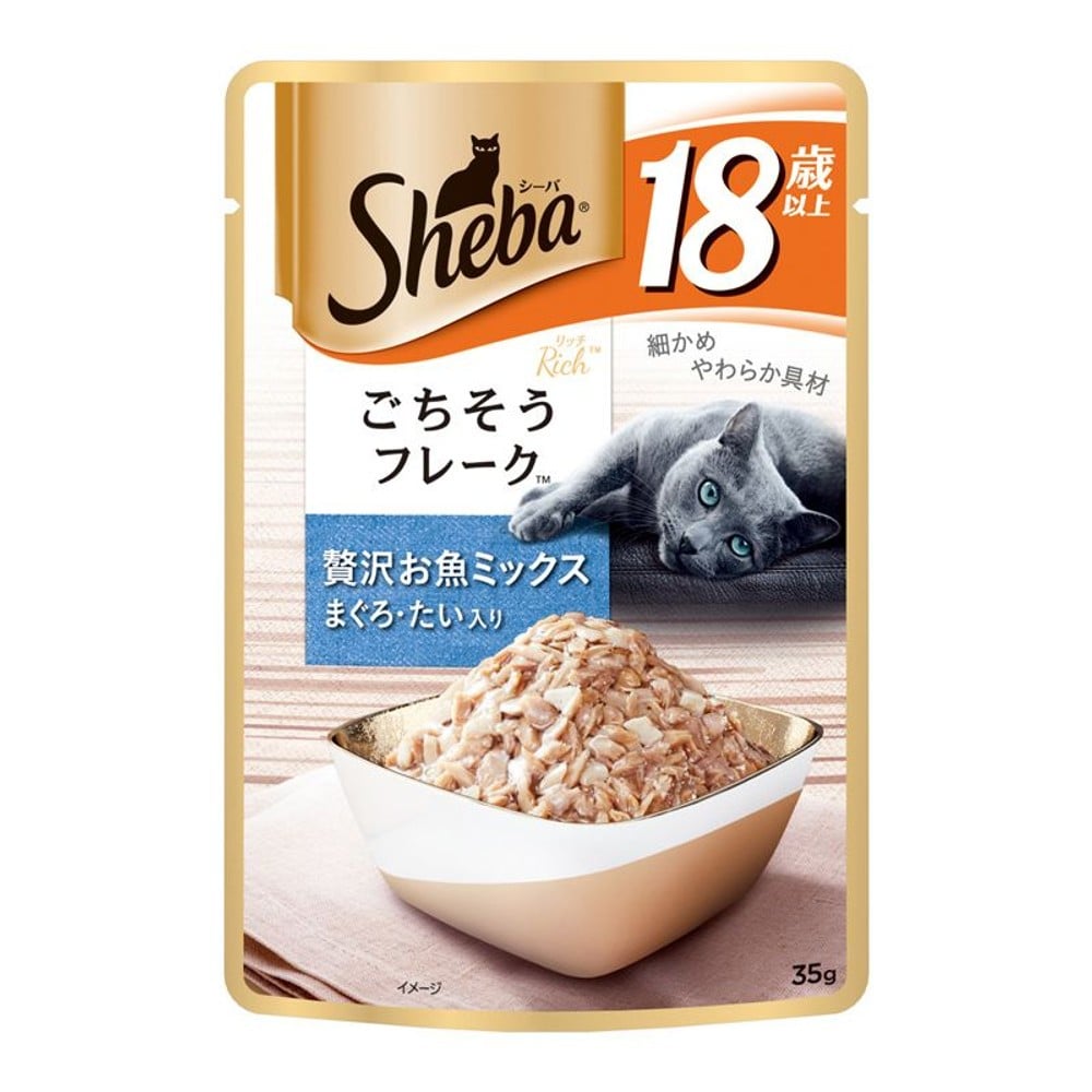 シーバリッチ18歳ごちそうＦ贅沢お魚ミックスまぐろたい35ｇ, お魚ミックスまぐろたい, 35g