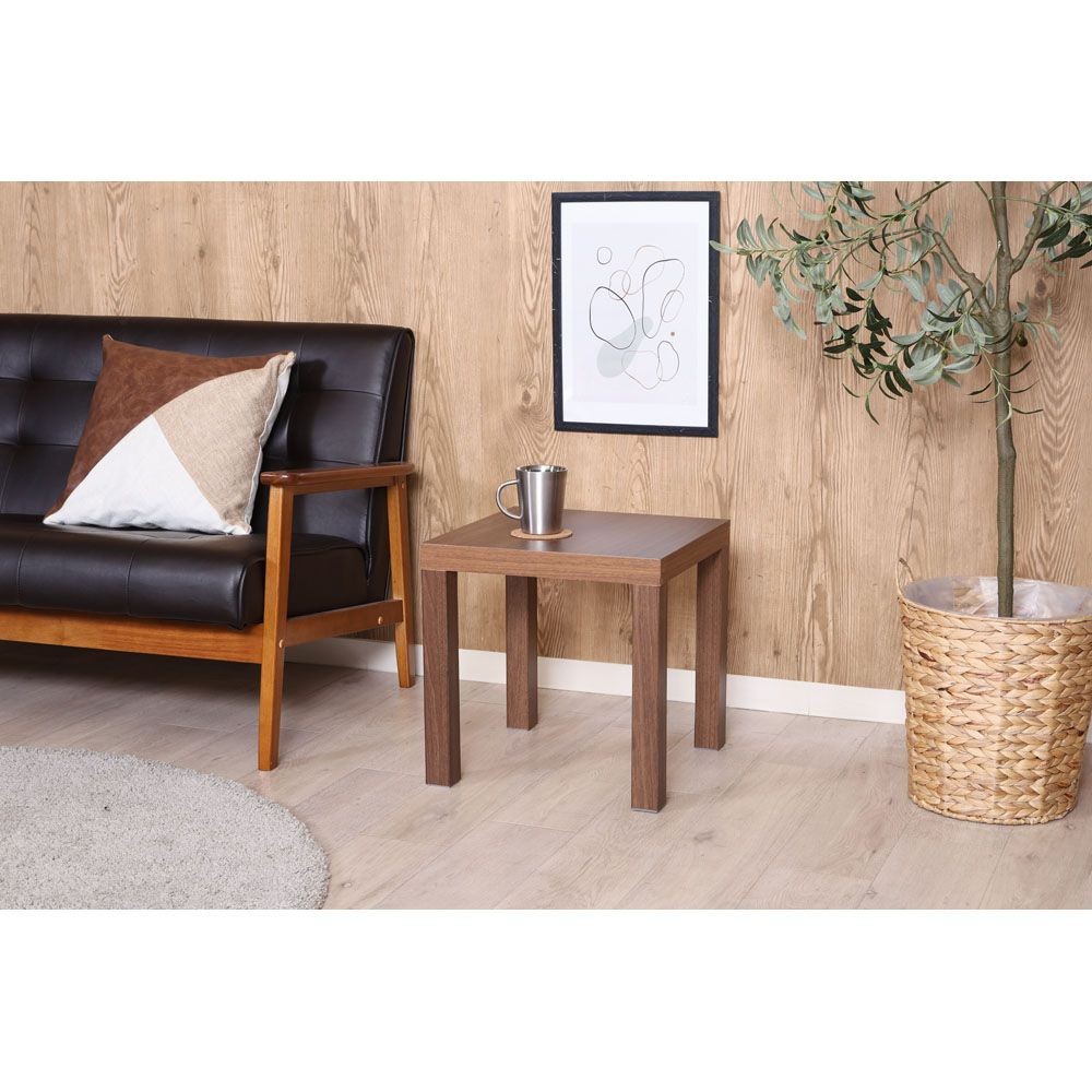 不二貿易 キューブテーブル　４０&times;４０　ブラウン【メーカー直送・代引不可】, ブラウン, 幅400mm&times;奥行400mm&times;高さ400mm