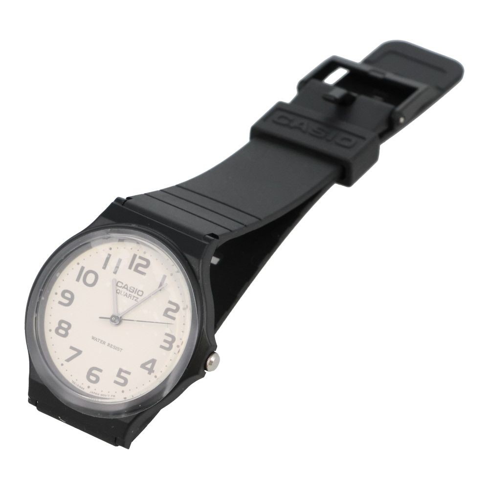カシオ　アナログウオッチ　カシオコレクション　スタンダード　日常生活防水, ブラック&times;ホワイト, 幅34.9mm