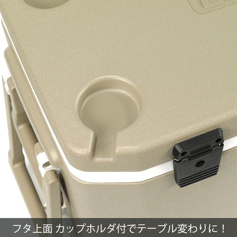 3ＤＡＹＳ クーラー キャスター付 45L, グリーン, 45L