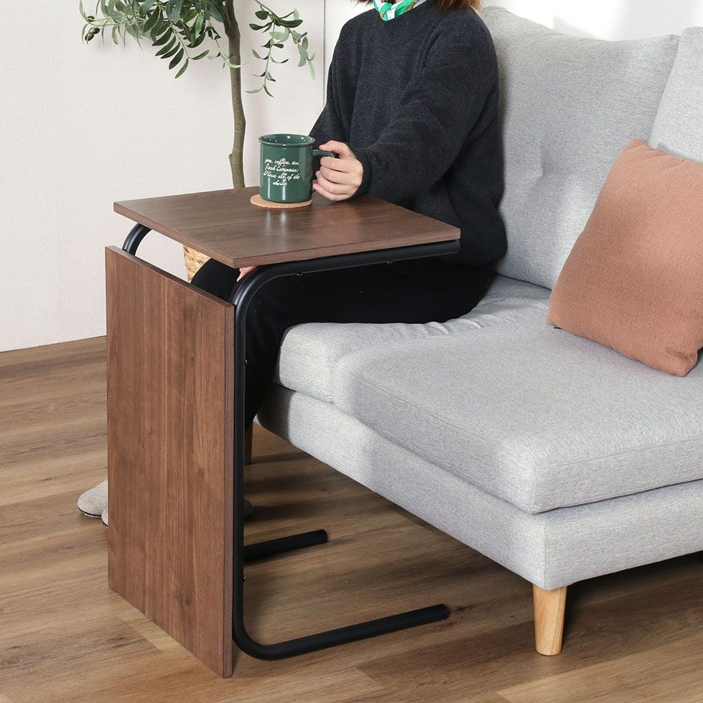 不二貿易 ＥＺＢＯ　２ＷＡＹテーブル（大）　ＭＢＲ【メーカー直送・代引不可】, ブラウン, 幅400mm&times;奥行420mm&times;高さ675mm