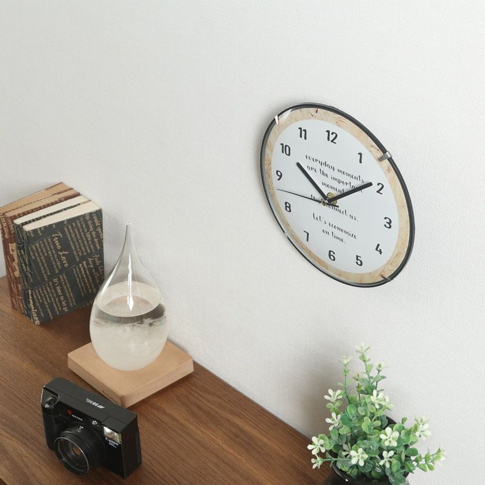 カバー付ウォールクロック　ＥＮＪＯＹＩＮＧ, その他カラー２, その他サイズ１