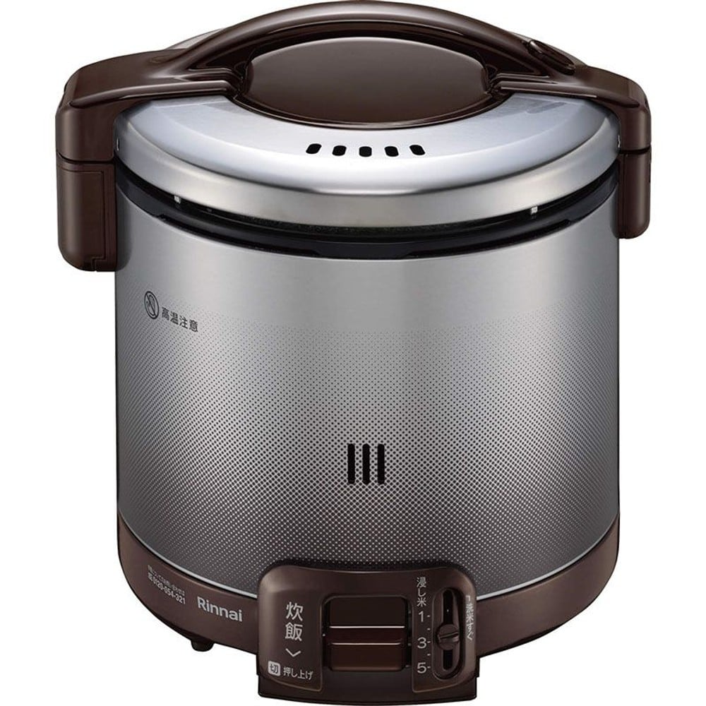 リンナイ ガス炊飯器 RR-050FS（A）（DB）ダークブラウン, ダークブラウン-都市ガス, 13A