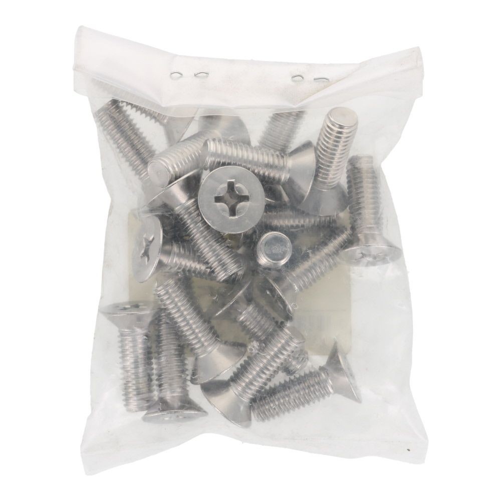 ＯＨＳＡＴＯ　ステンレス　小ねじ　皿　Ｍ８&times;２５　２０入, ステンレス, 20個入り