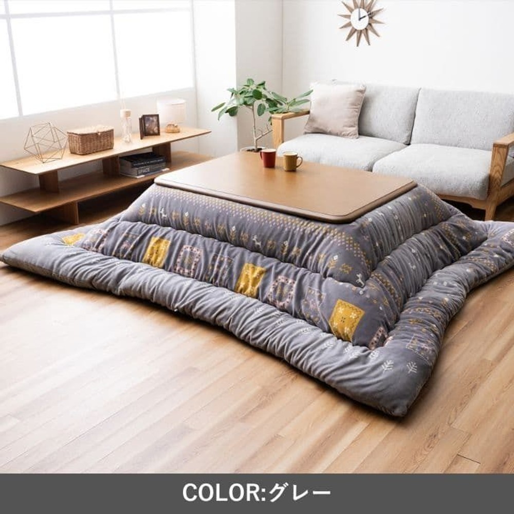 イケヒコ こたつ布団 掛布団 『カリエ』  ブラウン 【メーカー直送・代引不可】, ブラウン, 205&times;205cm