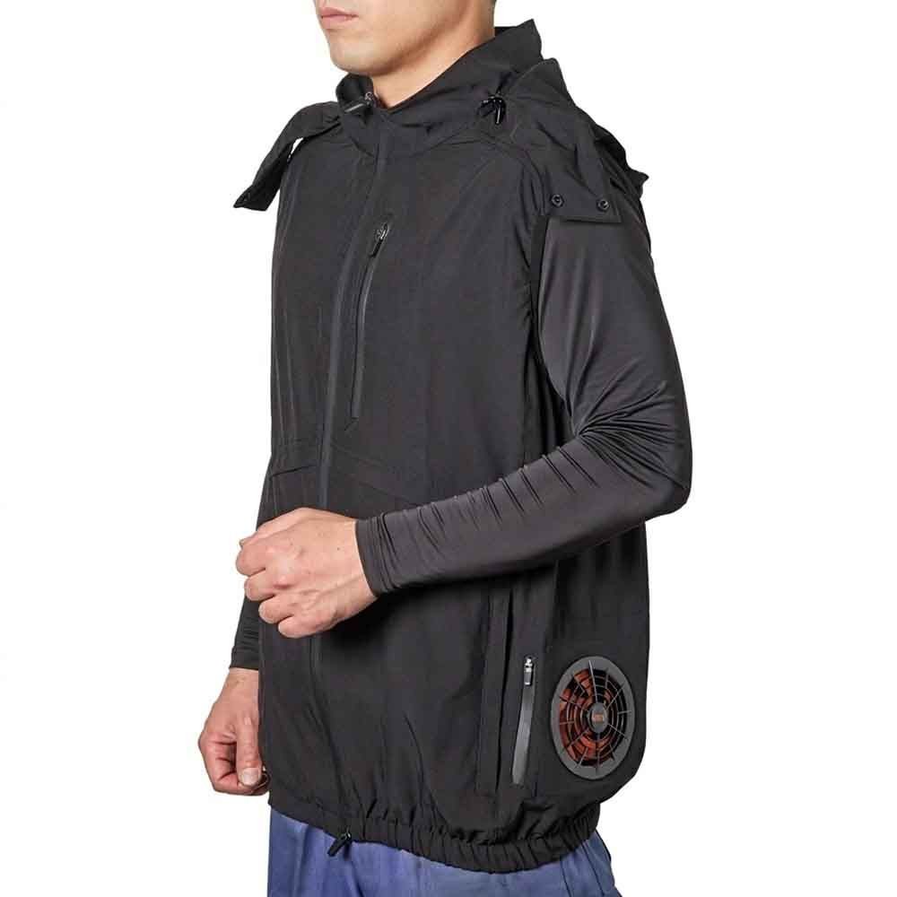 【2026年モデル】ウイザ　WIZ'A　アイストライアングル　フルセット　ベスト　ブラック, ブラック, Mサイズ