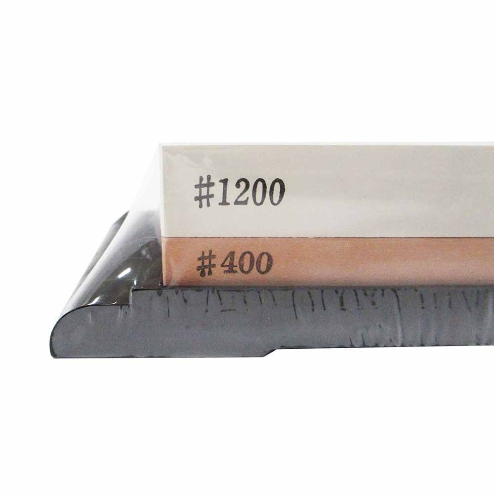 両面砥石 #400 #1200 PR4349, ブラウン＋ホワイト, #400-#1200