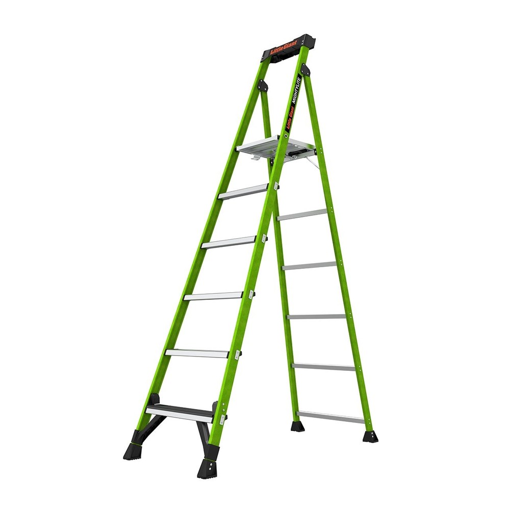 【法人限定】長谷川工業 マイティーライト 6段　LG-15408 (マイティーライト2.0  6段), グリーン, LG-15408