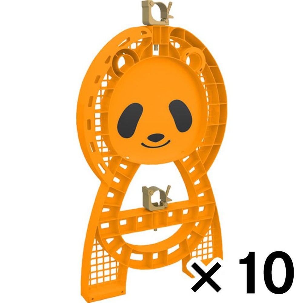 サンコー セーフティースタンド　パンダ &times;10個セット【メーカー直送・代引不可】【法人限定】【日祝配送不可・時間指定不可】, パンダ, 10P