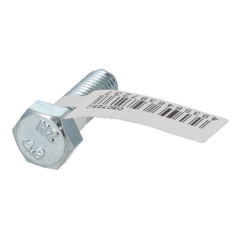 六角ボルト　ユニクロ　全ねじ　Ｍ８&times;２５, 全ねじ, M8&times;25