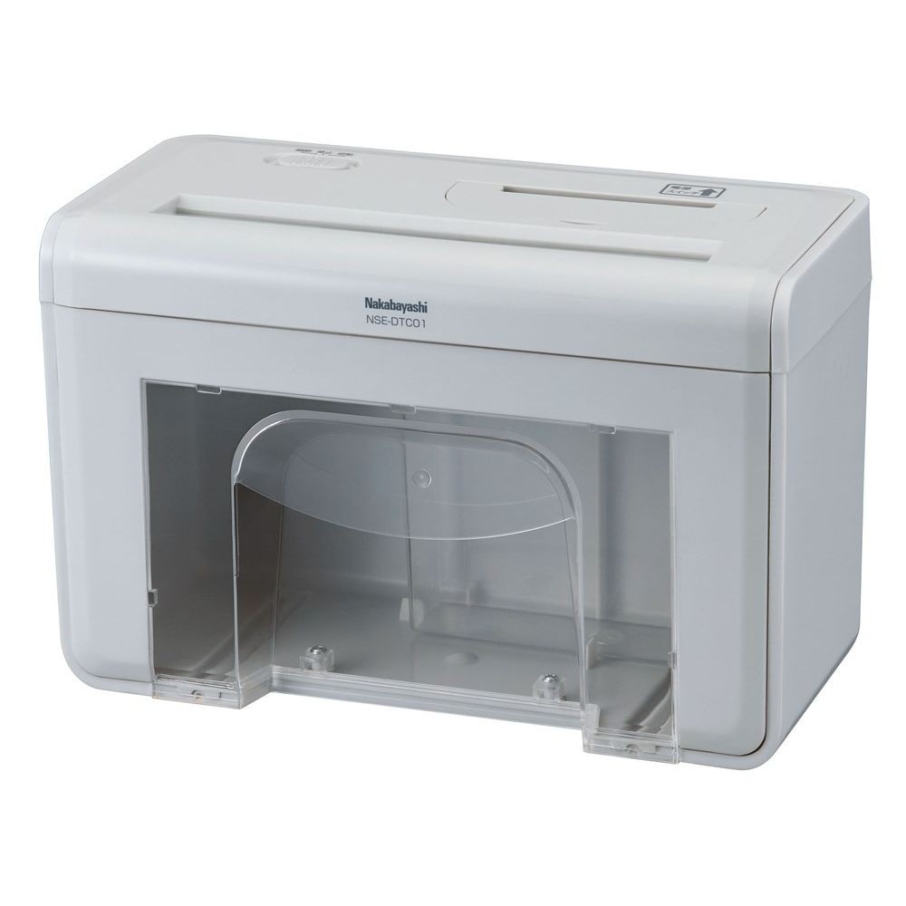 パーソナルシュレッダ  デスクトップ  NSE-DTC01LG【メーカー直送・代引不可】【法人限定】, ライトグレー, A4