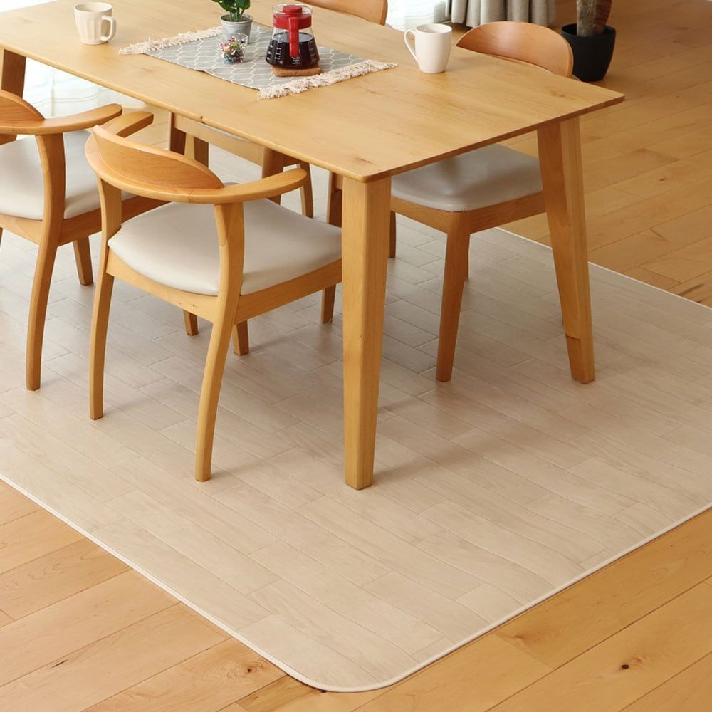 【メーカー直送・代引不可】大島屋 消臭クッションフロアラグ, アイボリー, 182×300cm
