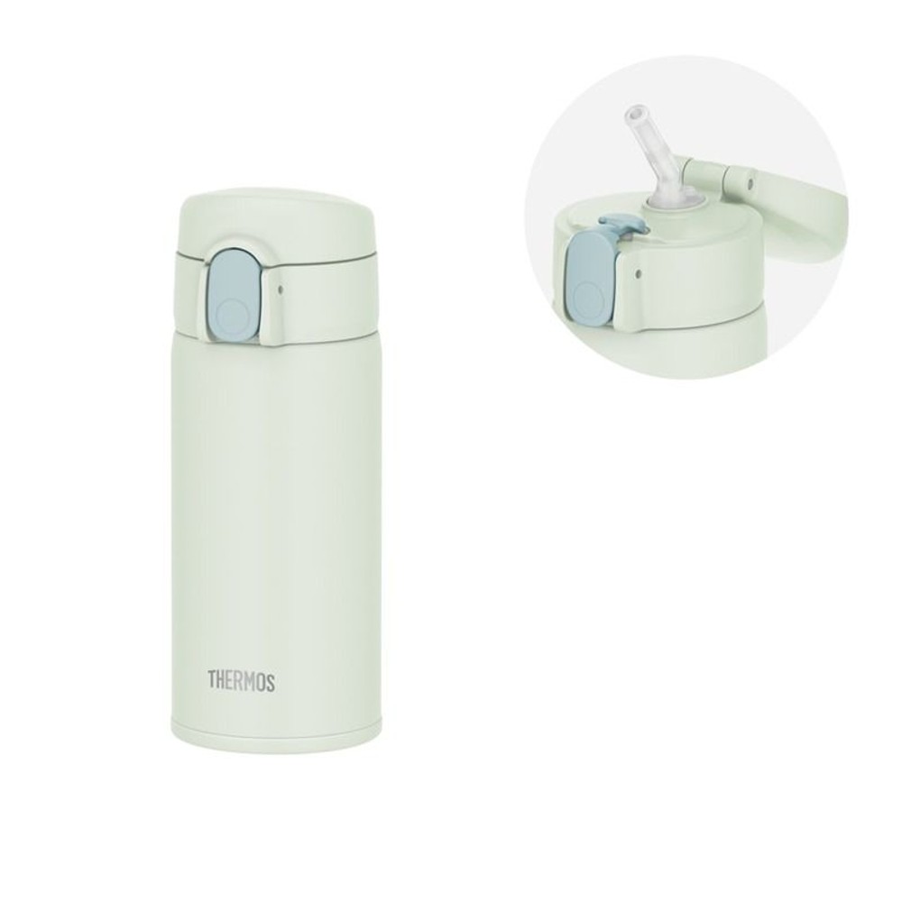 サーモス　真空断熱ストローボトル　ＦＫＡー３５０　ＬＴＧ, ライトグリーン, 360ml