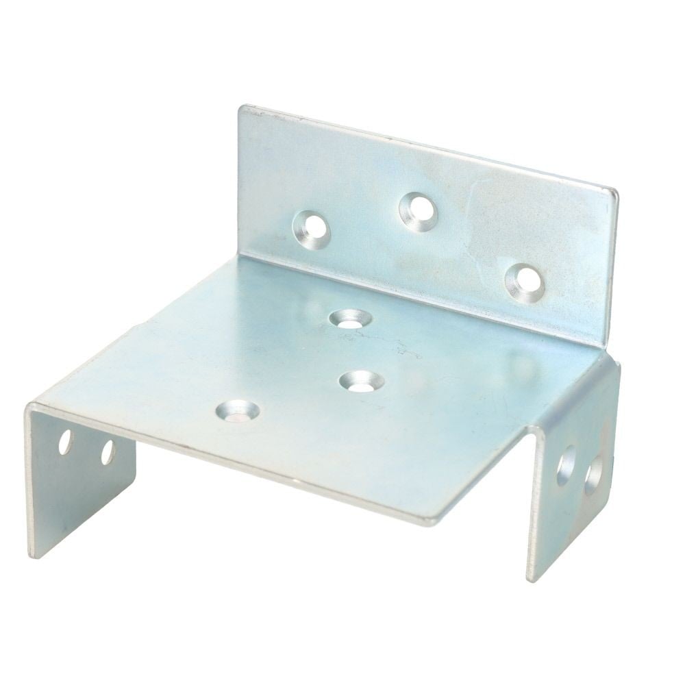 DAIDOHANT 2&times;4サポート 柱脚金物 タイプ1 24-C-Y, シルバー, 1個入り