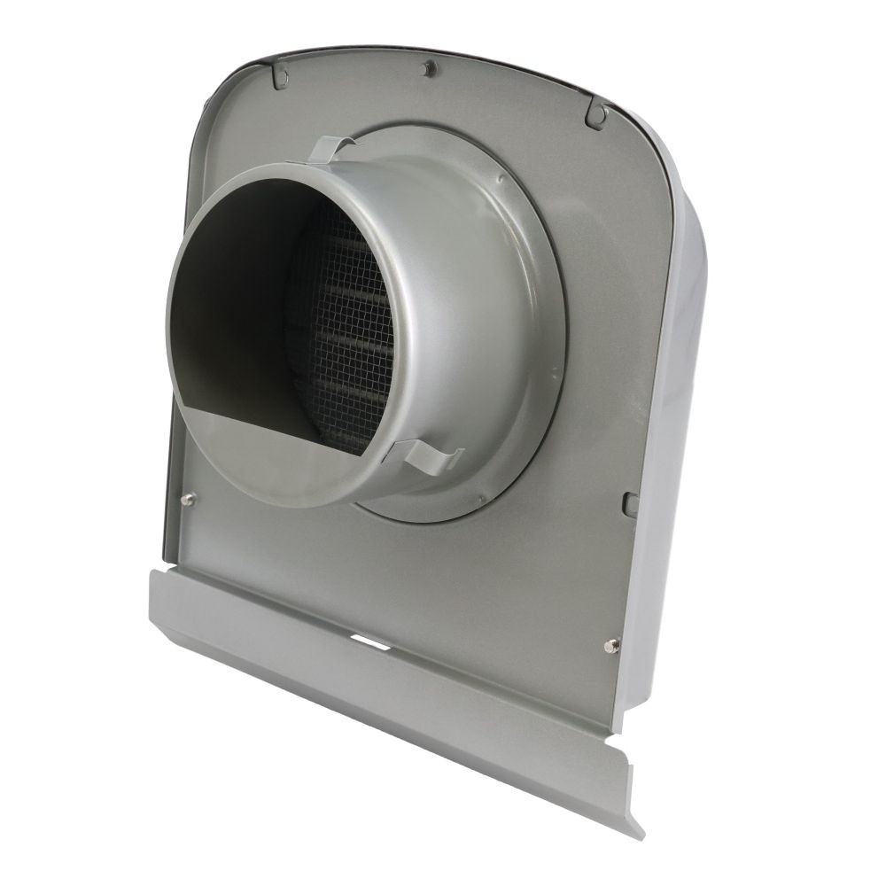 自然　Ｍ型フードガラリ　１００パイ　ＭＺＥＮ１００ＢーＭＧ, メタルグレー, φ100