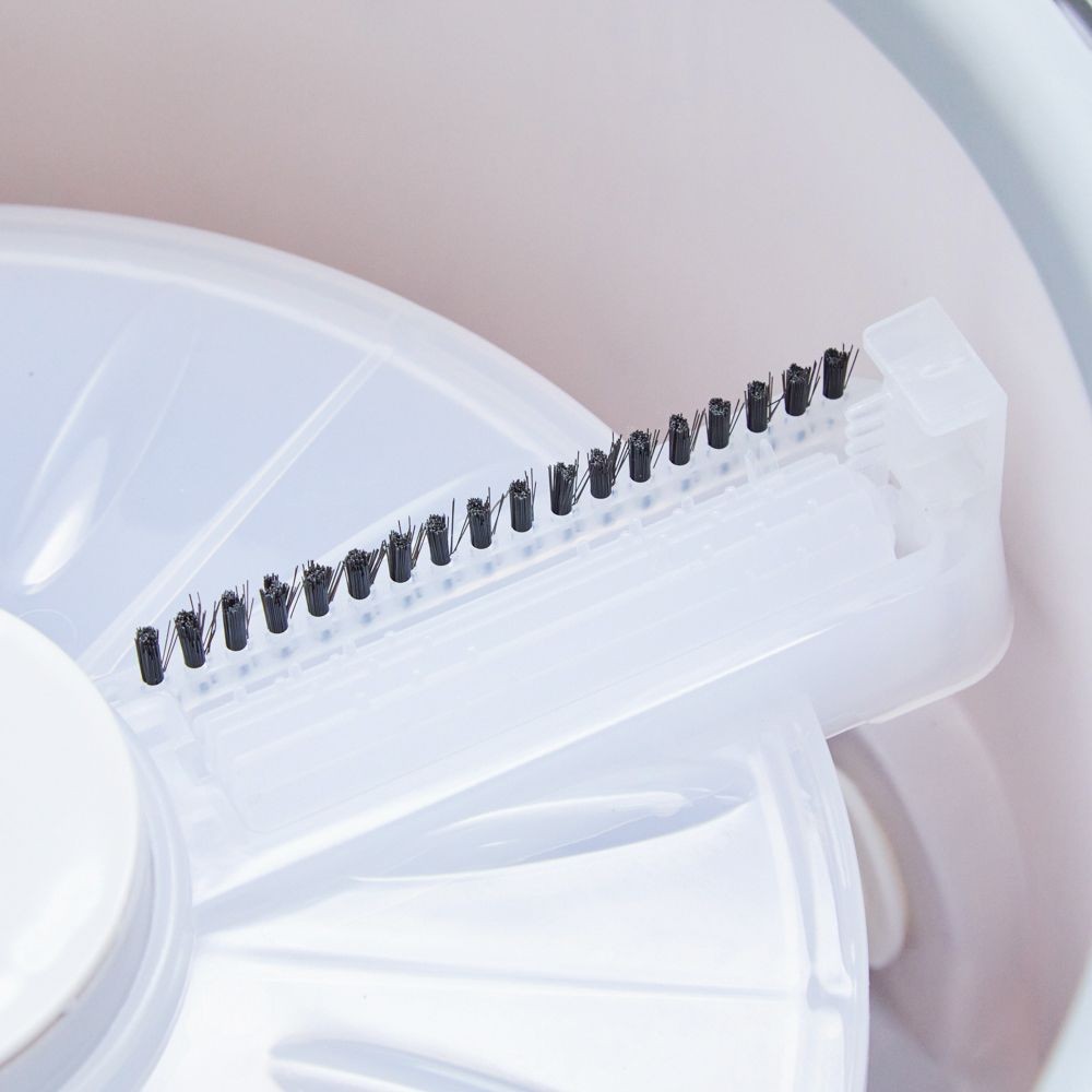 ウィザ WIZ'A　浄水タンク分離型マイクロファイバー回転モップ, 白, 浄水タンク分離型