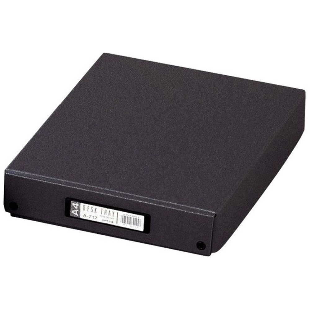リヒト　デスクトレ―　　黒　　Ａ―717, ブラック, A4