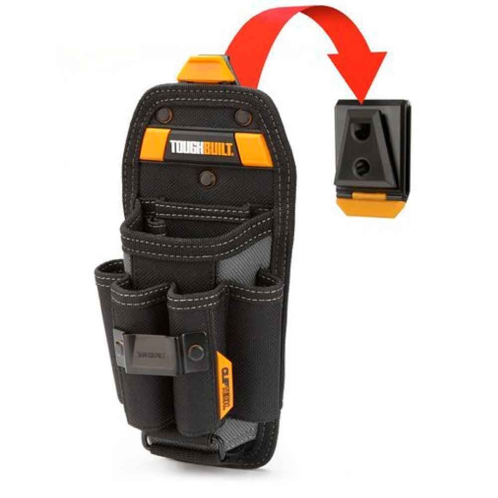 TOUGHBUILT（タフビルト）　Technician　6ポケットポーチ　Lサイズ　TB-CT-36-L6, 黒, TB-CT-36-L6