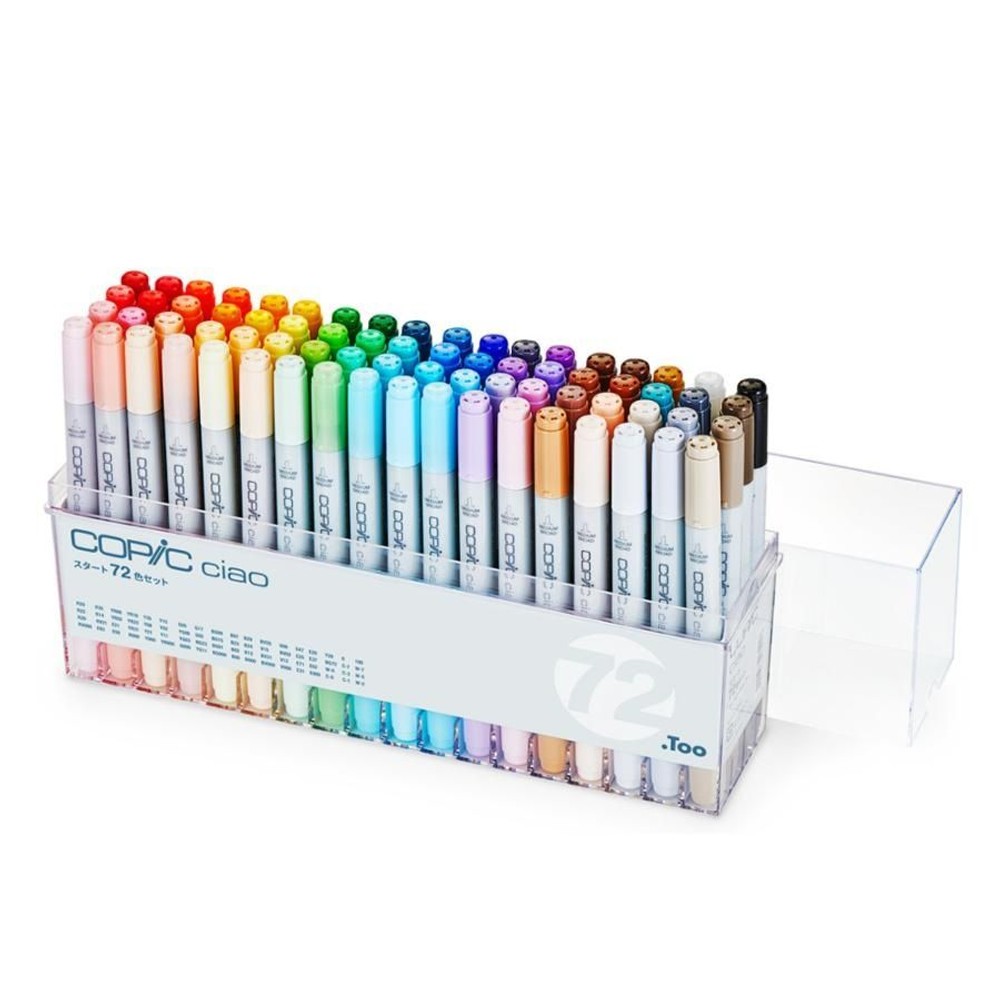 コピック チャオ スタート72色セット 12503047, チャオ スタート72色セット, コピックチャオ セット