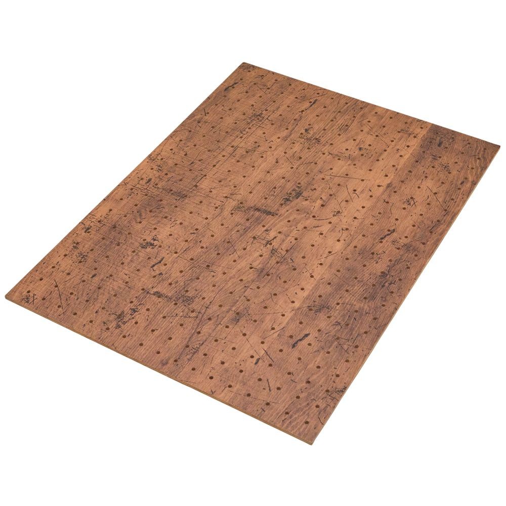 カットシャビー有孔ＬＢ　約幅４４０ｍｍ ５．５ｍｍ厚, ログブラウン幅440(590), 長さ590mm