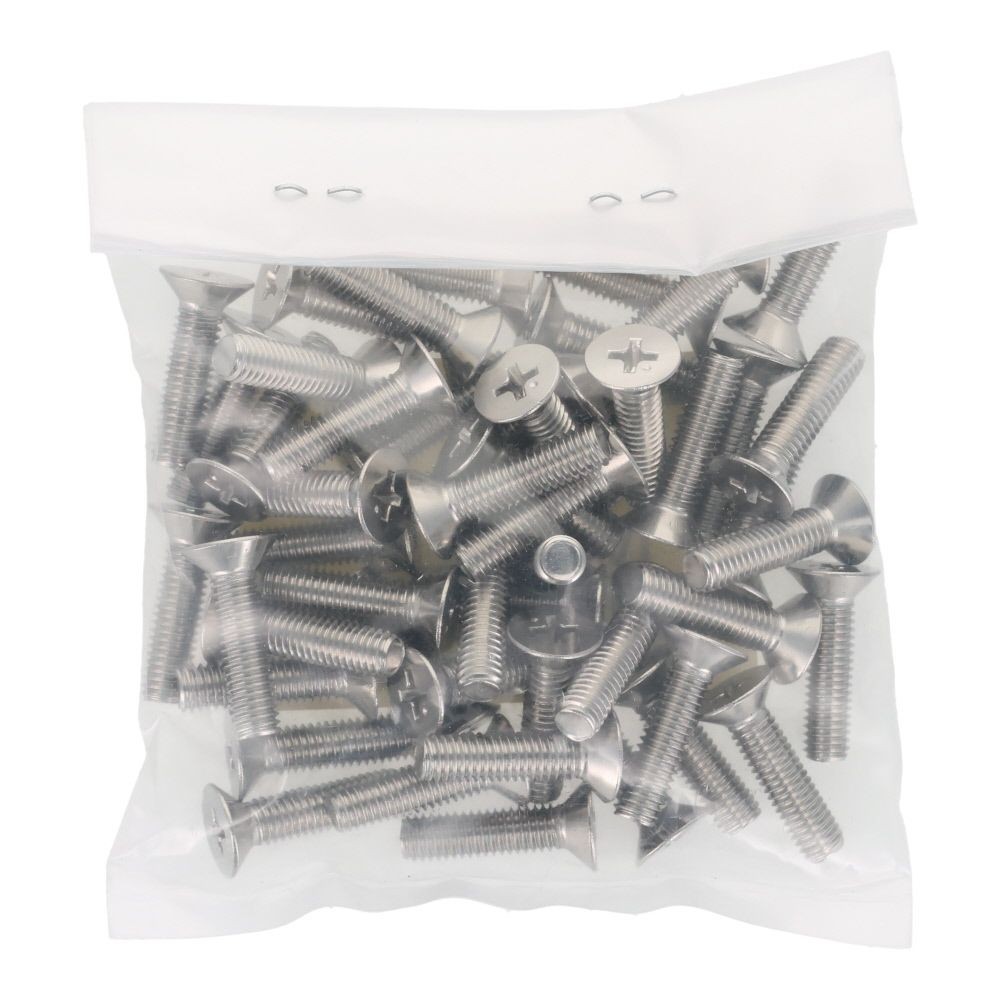 ＯＨＳＡＴＯ　ステンレス　小ねじ　皿　Ｍ５&times;２０　５０入, ステンレス, 50個入り