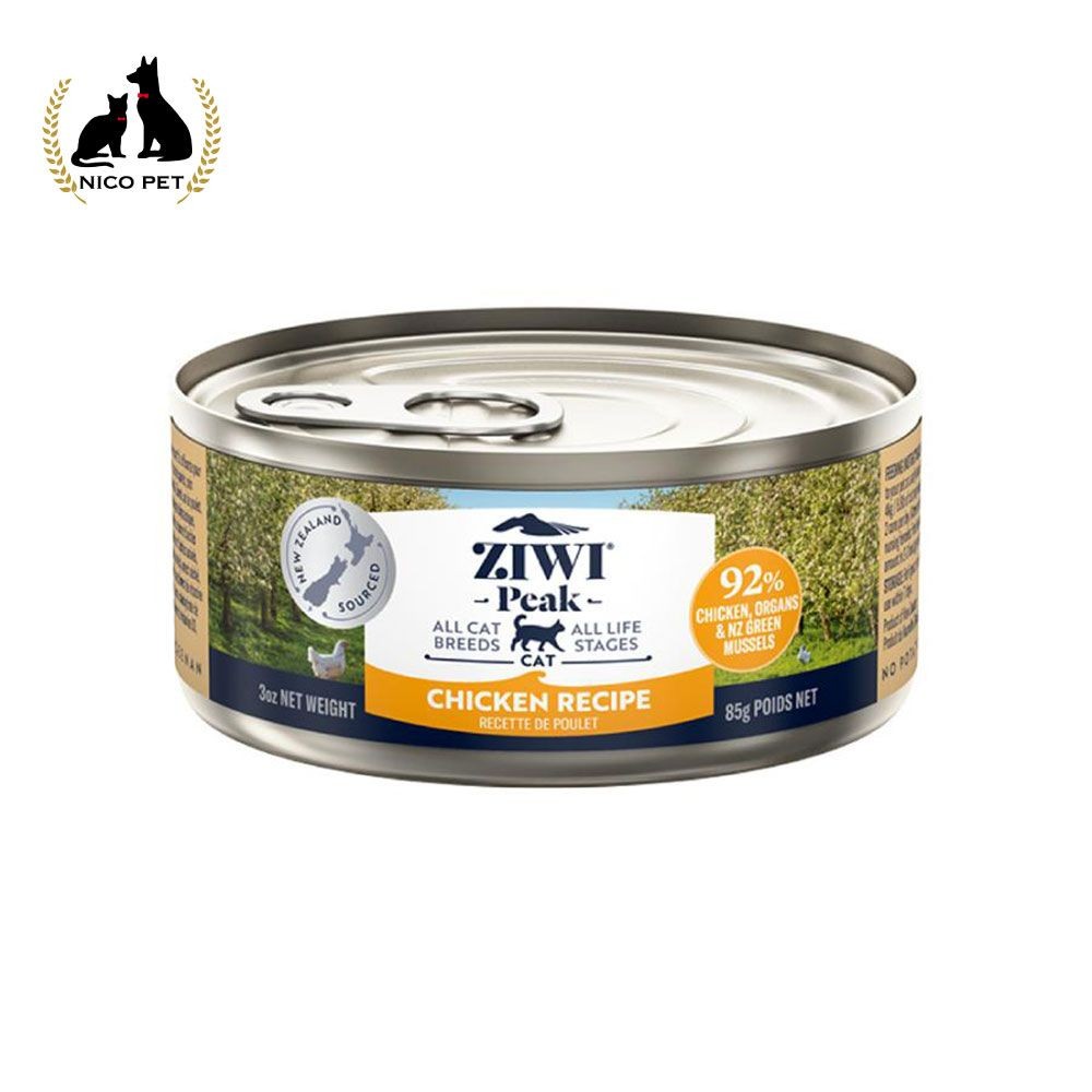 ZiwiPeak キャット缶 フリーレンジチキン 85g, フリーレンジチキン, 85g