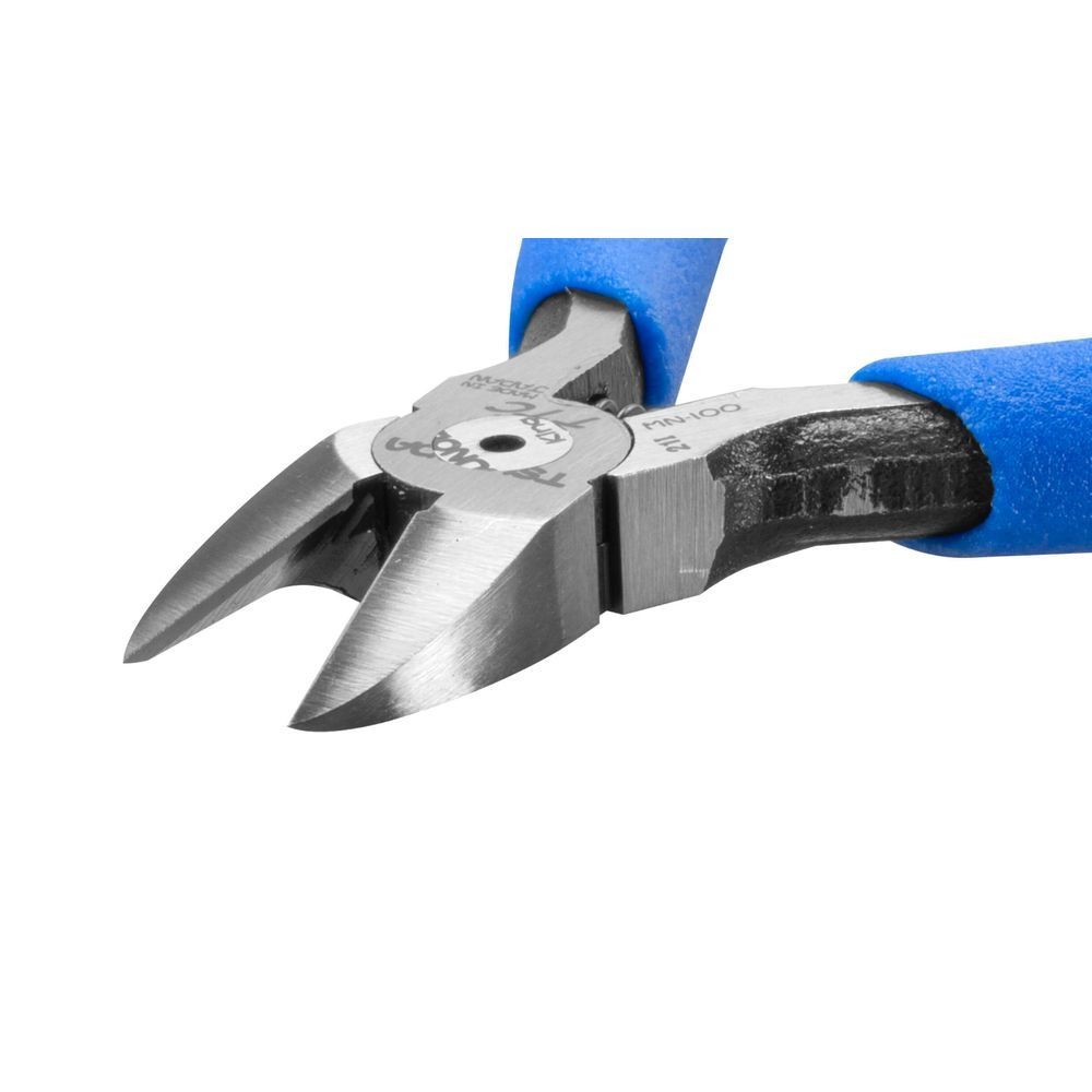 ツノダ（Tsunoda） プチニッパー　１００ｍｍ　バネ付 MN-100, ブルー, 100mm