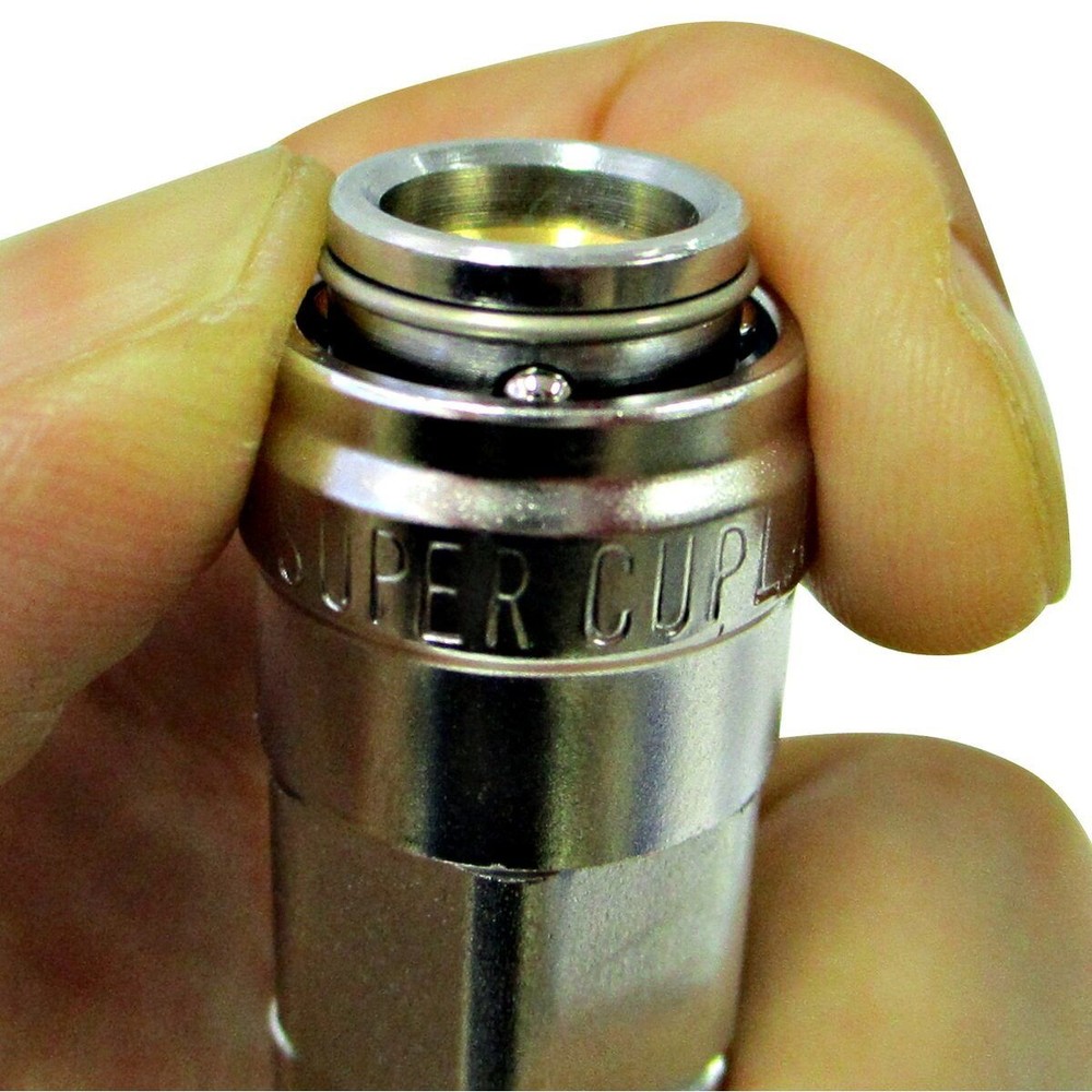 日東工器 スーパーカプラ ソケット 02SM, シルバー, 02SM