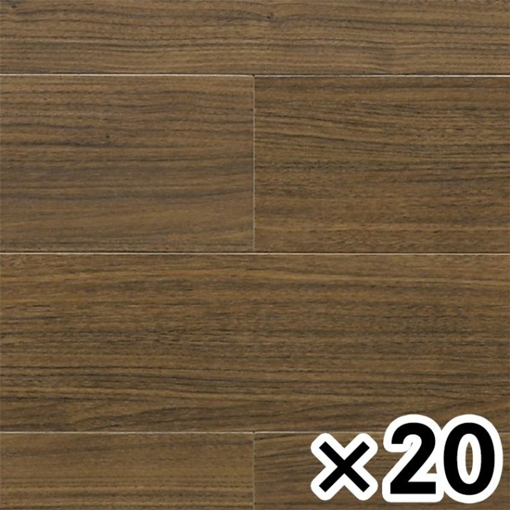 ロイヤルウッドＰＷＴ3259 ×20枚セット, ビガーウォールナット, 幅450×奥行450×高さ3mm