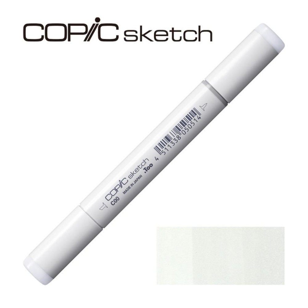 コピックスケッチ C-00 クールグレイ No.00,  C-00 クールグレイ, スケッチ