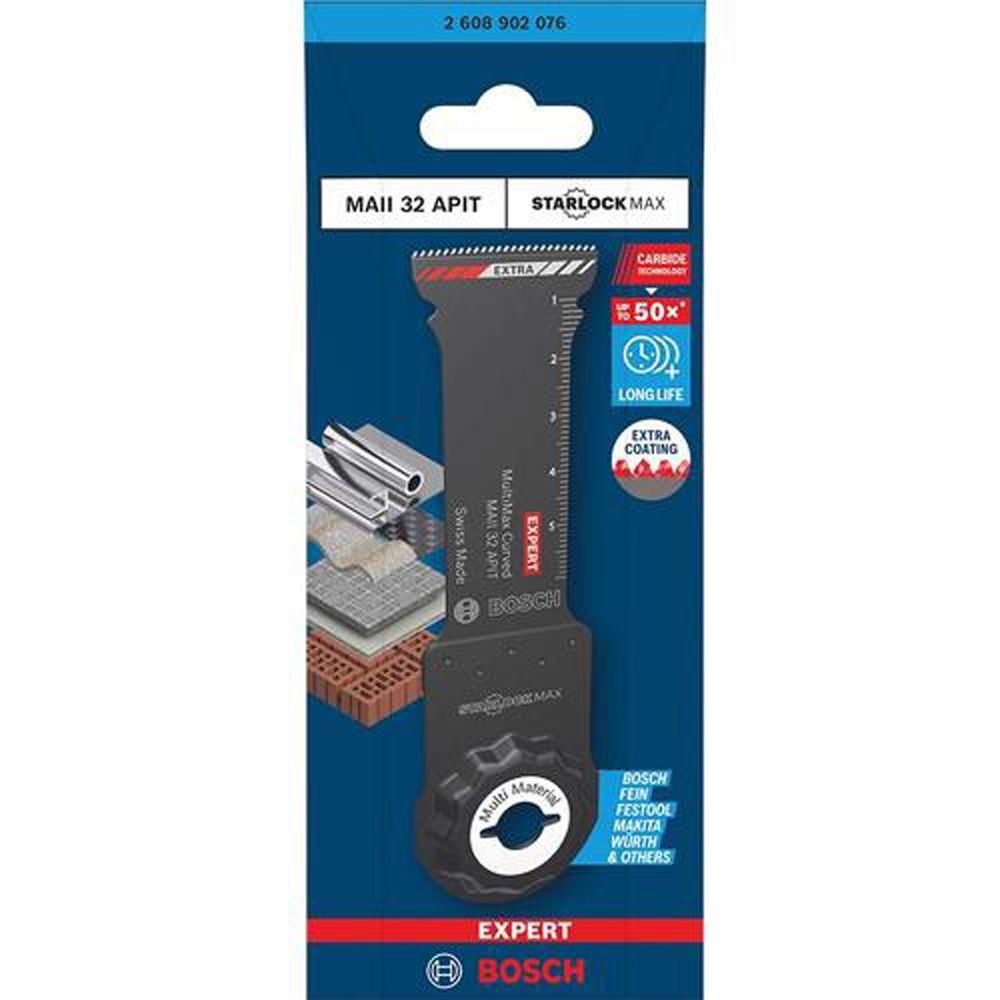 ボッシュ 木材金属用超硬ブレード MAII32APIT, ブラック, 刃幅32mm&times;刃長70mm