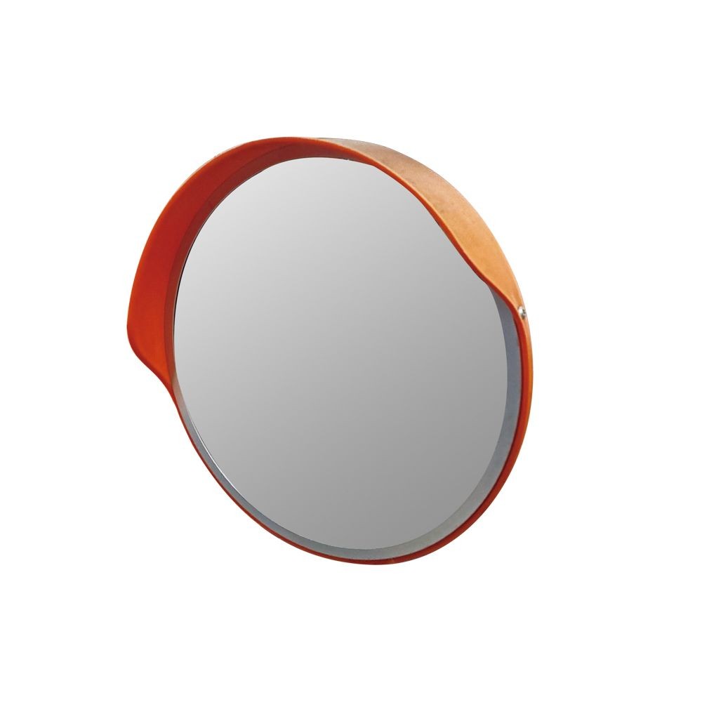 割れにくいカーブミラー３００ミリ, オレンジ, 300mm